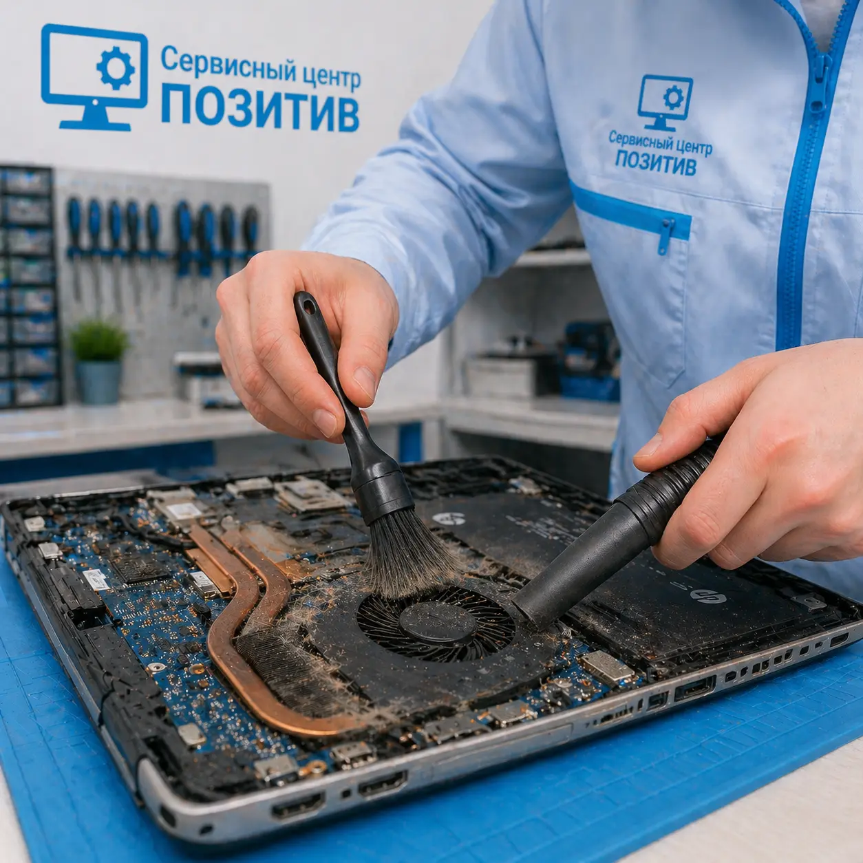 чистка ноутбука HP в Нахабино
