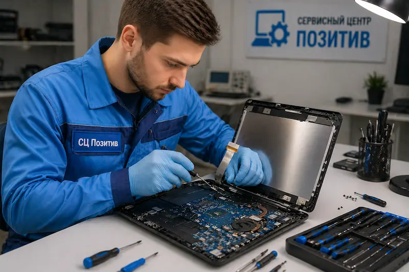 Ремонт шлейфа матрицы ноутбука в Нахабино