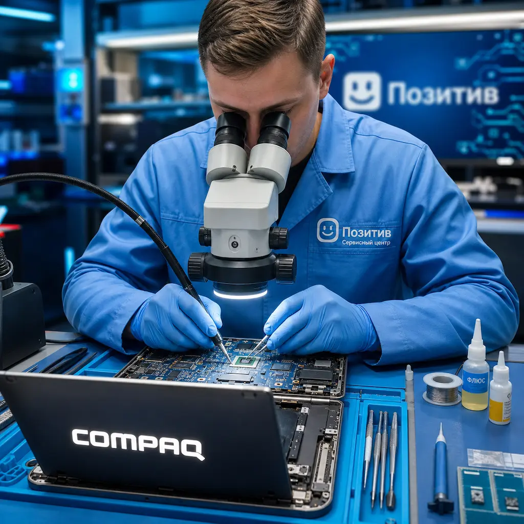 Замена видеокарты ноутбука Compaq в Нахабино