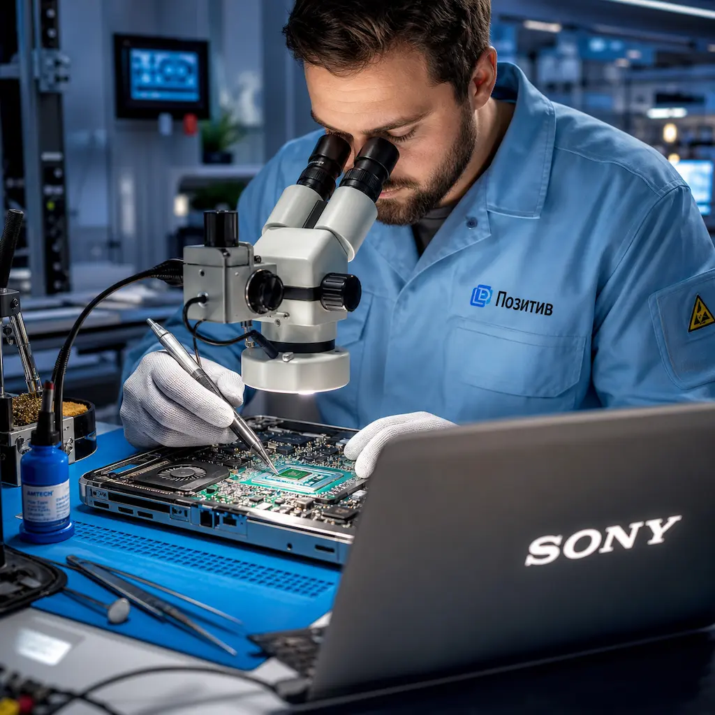 Замена видеокарты ноутбука Sony в Нахабино