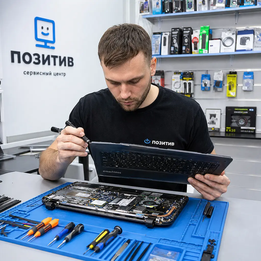 заменить клавиатуру на ноутбуке Emachines в Нахабино