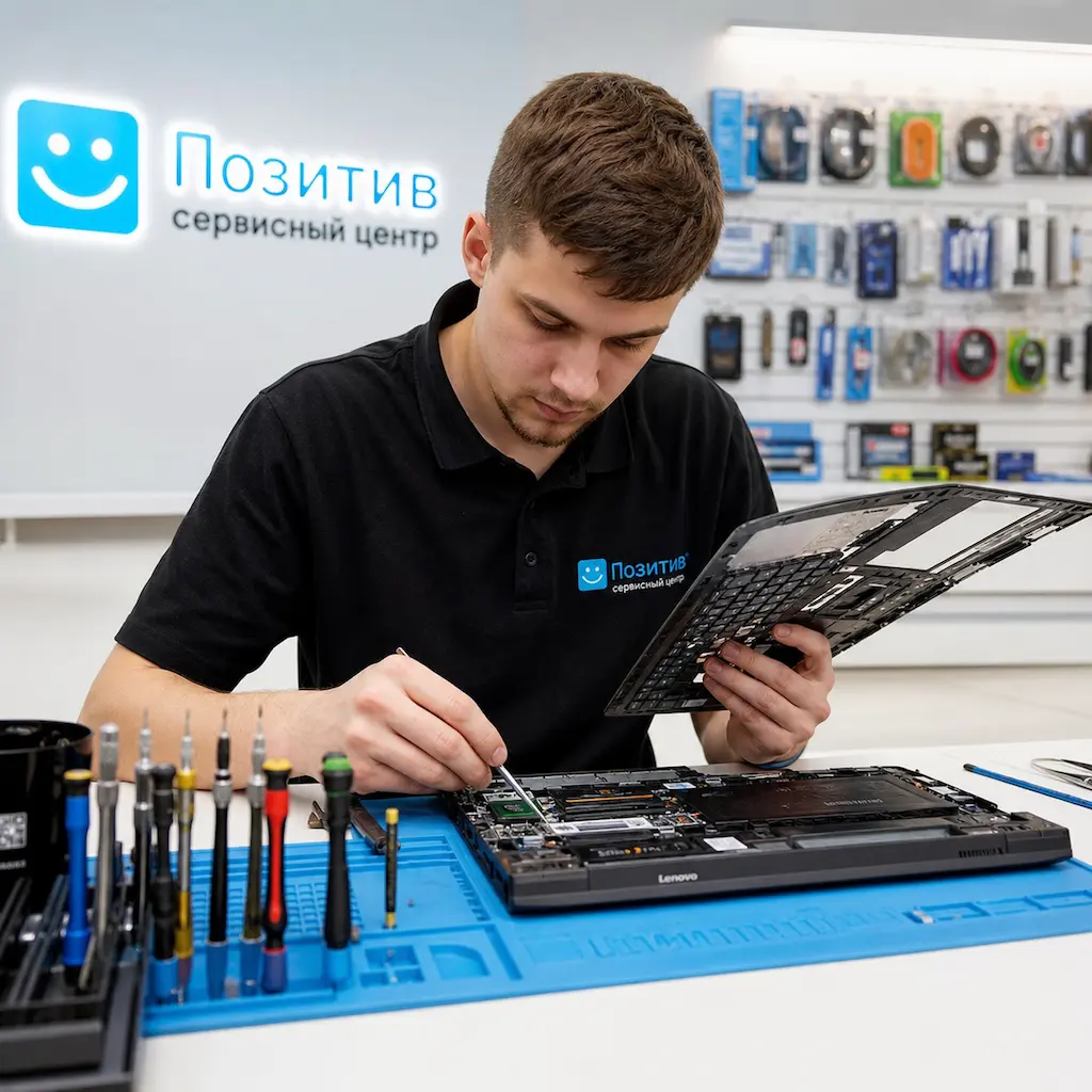 заменить клавиатуру на ноутбуке Lenovo в Нахабино