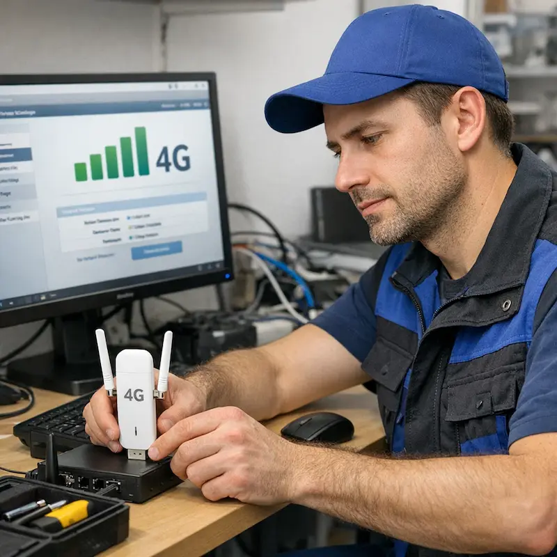 Настройка LTE модема в Нахабино