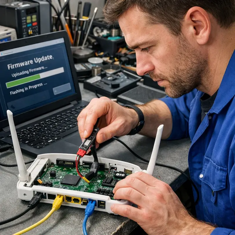 Обновление прошивки роутера в Нахабино