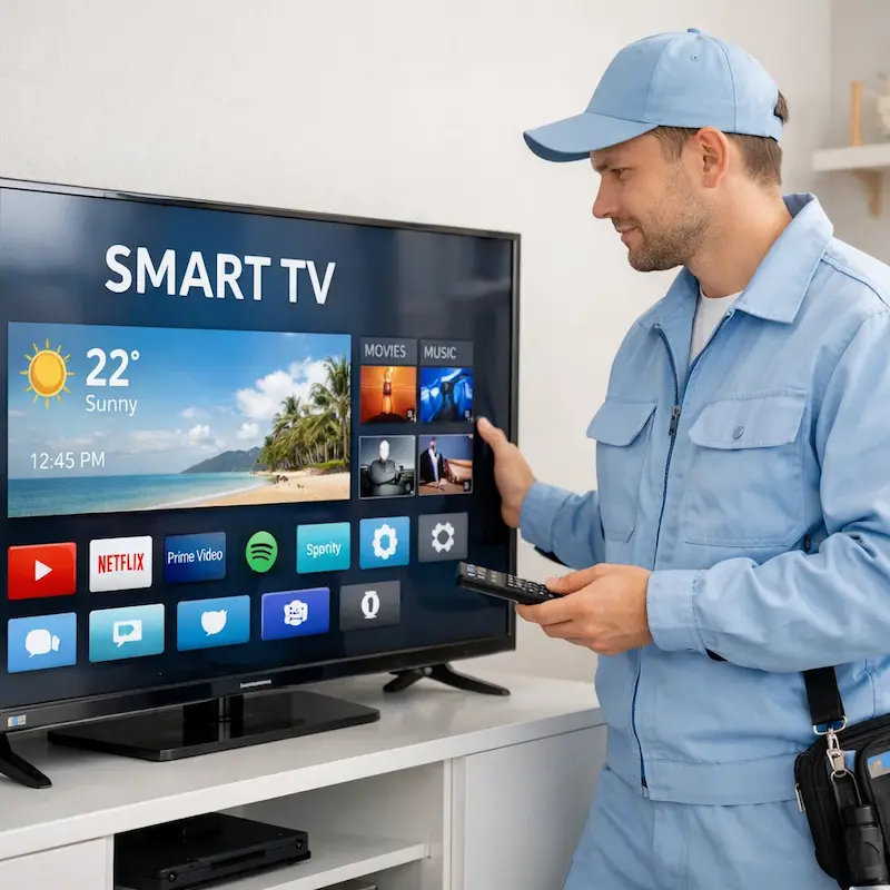 Настройка Smart TV в Нахабино