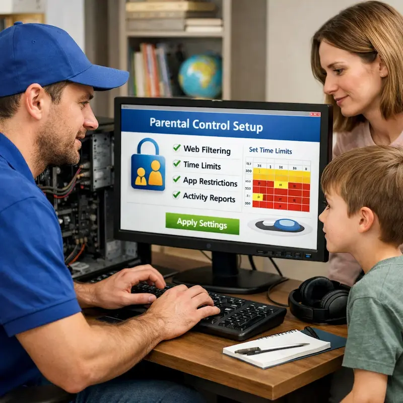 установка родительского контроля в Нахабино