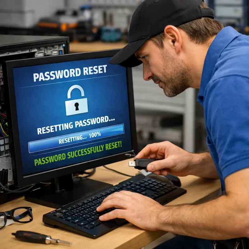 Сброс пароля от компьютера в Нахабино