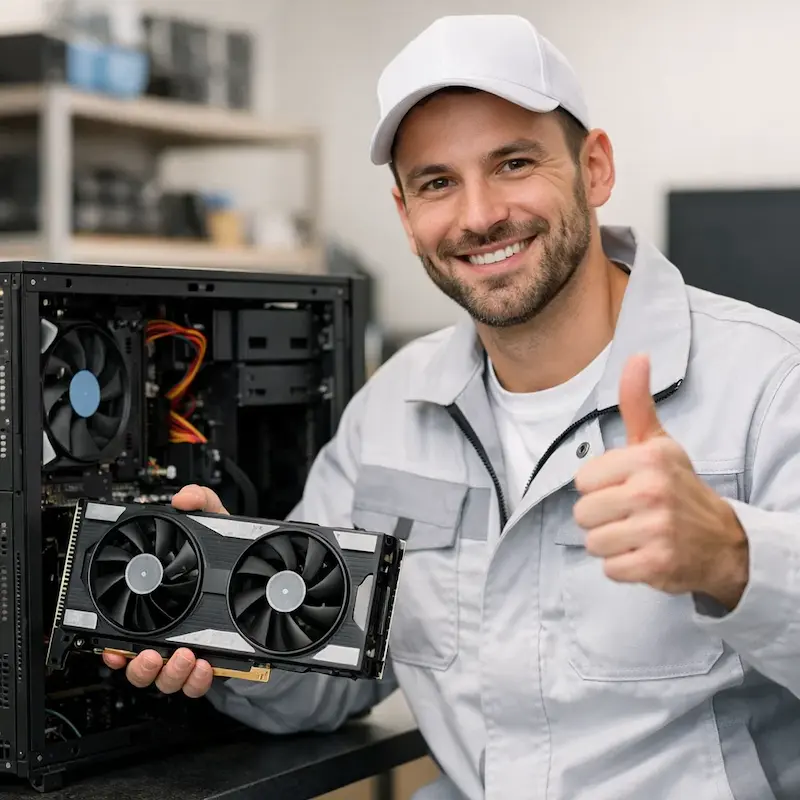 установка видеокарты на ПК в Нахабино